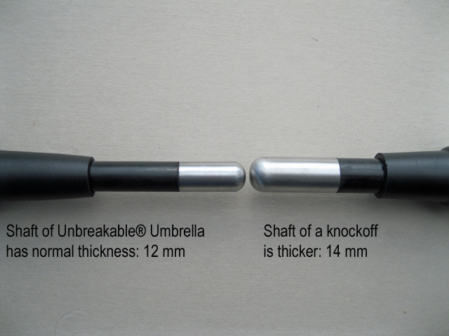 Unbreakable Umbrella vs. Selbstverteidigungsschirm